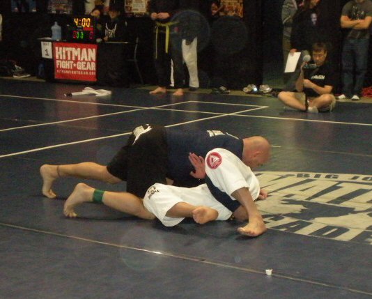 Mark Mireles competing in MMA