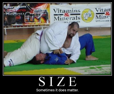 size matters in martial arts