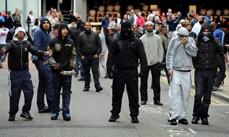What riots in Molenbeek look like.